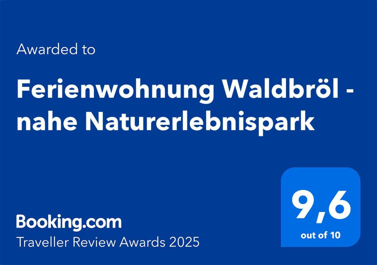 Ferienwohnung Waldbroel - Nahe Naturerlebnispark Waldbrol Eksteriør bilde